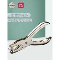 Deli 0114 Máy đục lỗ cầm tay, máy đục lỗ đơn, đa chức năng, máy đục lỗ giấy cho sinh viên