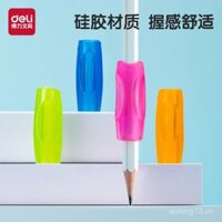 Deli 0507 Bao bút cao su mềm cho trẻ em, giá đỡ bút học sinh, bao bút chỉnh sửa tư thế cho trẻ mẫu giáo, bao bút cao su mềm, bao bút điều chỉnh tư thế, bút kiểm soát bút