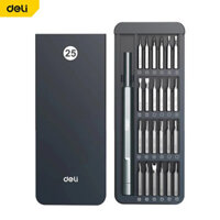 Deli 25 Trong 1 Bộ Tua Vít Chính Xác Phillips Torx Vít Từ Tính Bit Trình Điều Khiển Bộ Dụng Cụ Sửa Chữa Chuyên Nghiệp Cho IPhone Đồng Hồ Camera