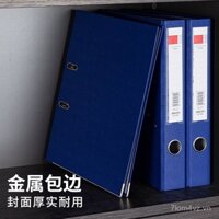 Deli 5481 Thư mục hồ sơ kẹp nhanh A4, thư mục tài liệu 2inch 3inch lỗ, bìa cứng tiết kiệm, bìa hồ sơ, túi lưu trữ hồ sơ văn phòng hai lỗ, bìa hồ sơ sinh viên, màu đen xanh