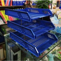 DELI 9209 khay tài liệu để bàn 3 tầng.
