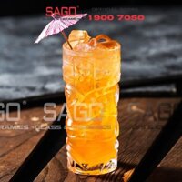 DELI DSKB035 - Ly Thủy Tinh Delisoga Aborigines Tiki Glass 410ml | Thủy Tinh Cao Cấp