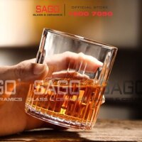 DELI DSKB103-1G - Ly Thủy Tinh Delisoga Jazz Whisky Glass 210ml | Thủy Tinh Cao Cấp