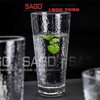 DELI DSY5840-3 - Ly Thủy Tinh Delisoga Studio Stripes Tumber Glass 410ml | Thủy Tinh Nhập Khẩu Cao Cấp
