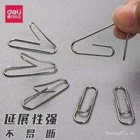 Deli lớn màu sắc kẹo xoắn Clip sáng tạo Clip nhỏ hình chữ U Clip tam giác Clip