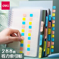 Deli Post-it Nhãn dán nhãn dán hoạt hình dễ thương Cô Gái Nhỏ tươi mới đánh dấu ghi chú sáng tạo chỉ thị huỳnh quang nhãn dán ghi chú ghi chú nhỏ bán buôn Thẻ sách học sinh nhãn dán chỉ mục giấy