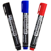 Deli S552 Marker Pen Large Capacity Add Ink Oily Large Head Markers Pen Marking Writing Pen
