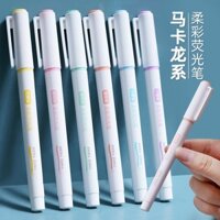 Deli Soft Tip Highlighter Color Marker Bút đánh dấu sinh viên Bộ màu kẹo chuyên dụng Bộ chìa khóa dày