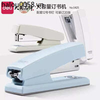 Deli Stapler Office Macaron Color Stapler Sinh viên Đa chức năng Máy bấm kim cỡ lớn