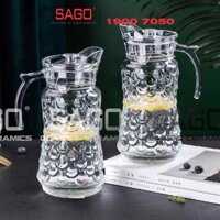 DELI YZH34 - Bình Nước Thủy Tinh Deli Pitcher Glass 1700ml | Thủy Tinh Cao Cấp