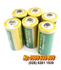 Delipow CR123A Lithium Li-Ion Rechargeable 3.6v-1200mAh Battery