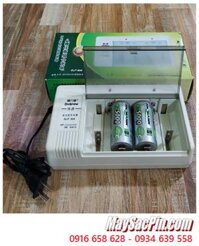 Delipow DLP-808, Bộ sạc Pin Delipow DLP-808 kèm theo 02 Pin sạc Ansman Mignon D5000mAh 1.2v chính hãng