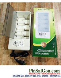 Delipow DLP-808; Máy sạc pin Delipow DLP-808 _06 khe sạc _Sạc được 1,2,3,4,5,6,7,8 _tự ngắt khi pin đầy