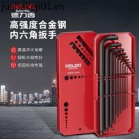 Delixi Allen Cờ Lê Bộ Đa Năng 6 Góc Tua Vít Bên Trong Sáu Hoa Mở Rộng Phần Cứng Dụng Cụ Lục Giác Lục Giác