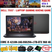 Dell 7557 -máy khủng game Core i5-4210H/ram 16g ssd 256+hdd 1tb VGA GTX 960M màn 15.6″ FHD 1920*1080 ) Máy chơi game hạng năng