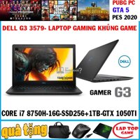 Dell g3 3579 quái vật game core I7 8750H 16GB SSD 256GB + 1TB GEFORCE GTX 1050TI 4GB 15.6 FHD Laptop gaming game mỏng nhẹ