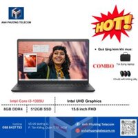 DELL Inspiron 3530 – N5I3005W1 (i3-1305U/ 8G/ SSD 512GB/ 15.6″FHD/ FINGER PRINT/ OFFICE HOME/ OFFICE 365/ 1Y/ WIN 11/ BLACK)