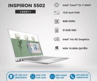 DELL INSPIRON 5502 i5-1135G7 1XGR11
