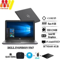 Dell Inspiron 5567, Dell N5567 Core i5-7200U, Ram 8GB, SSD 128GB, Card R7 M440 4GB,màn 15.6 inch FHD