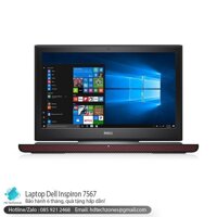 Dell Inspiron 7567: Core i7-7700HQ RAM 8GB SSD 128GB + HDD 1TB GTX 1050Ti 4GB GDDR5 (15.6  FHD)