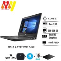 Dell Latitude 5480, Laptop Dell E5480, Core i7-7600U/8GB/256GB SSD/14inch Full HD, kèm bộ quà tặng