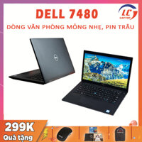 Dell Latitude 7480 Laptop Văn Phòng Mỏng Nhẹ i7-7600U VGA Intel HD 620 Màn 14 Full HD IPS