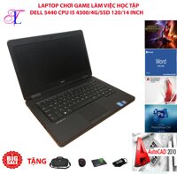 Dell Latitude E5440 Core i5 4300U Ram 4g ssd 120G MÀn 14in Dòng máy Doanh Nhân sang trọng