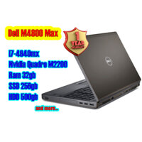 Dell M4800 4940MX (max Cpu) Nvidia Quadro M2200 (max Vga) Ram 32GB (max Ram) Máy trạm xách tay cấu hình hiếm