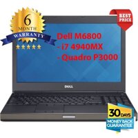 Dell M6800 i7-4940MX Quadro P3000 Ram 32gb Cấu hình hiếm hiệu năng cao - Laptop Máy Tính Xách Tay Dell M6800