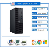 DELL Optiplex 5050 SFF i5 6500 | RAM 8GB | ổ cứng SSD M.2 NVMe 256GB | HDD 1TB