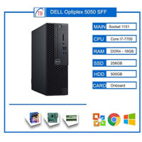 DELL Optiplex 5050 SFF i7 7700 | RAM 16GB | ổ cứng SSD M.2 NVMe 256GB | HDD 500GB