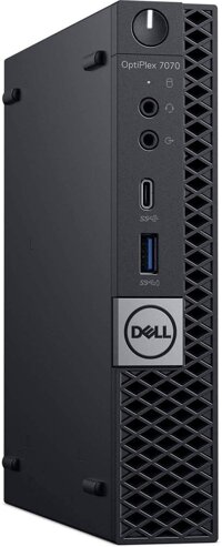 Dell Optiplex 7070 Micro Desktop Computer Intel Core i7-8700T, 16GB DDR4, M.2 256GB PCIe NVMe, Dual-b and 2x2 802.11ac WiFi with MU -MIMO + Bluetoo...