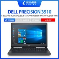 Dell Precision 3510 : i5-6300HQ | 8GB RAM | 256GB SSD | HD Graphics 530 + AMD Radeon R9 M360 2GB | 15.6 inch FHD