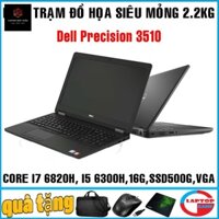 Dell Precision 3510 máy trạm siêu mỏng Core i7 6820HQ,laptop cũ chơi game và đồ họa