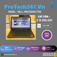 Dell Precision 7730 Xeon E-2176M/32GB/SSD 1TB/VGA NVIDIA Quadro P4200 – ProTech247