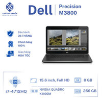 Dell Precision M3800, Core i7-4712HQ, RAM 8GB, 256GB SSD, NVIDIA QUADRO K1100M, 15.6" FHD