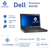 Dell Precision M4700, Core i7-3720QM, RAM 8GB, SSD 256GB, NVIDIA Quadro K2000M, 15.6” FHD