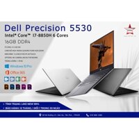 DELL PRECITION 5530 I7-8850H RAM 16GB SSD 512GB VGA NVIDIA P1000 LCD 15.6 4K TOUCH