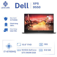 Dell XPS 9550, Core i5-6300HQ, RAM 16GB, SSD 256GB, GeForce GTX 960M, 15.6” FHD