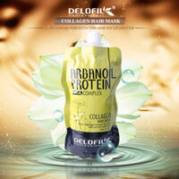 DELOFIL COLLAGEN ARGAN OIL - PROTEIN -MAGIC COMPLEX phục hồi tóc siêu mượt hương thơm nước hoa túi 500ml