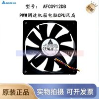 Delta 9015 AFC0912DB 9CM 12V 0.45A Khung xe điều chỉnh tốc độ PWM bốn dây Quạt CPU máy tính