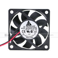 Delta dc12v 6015 6cm / cm Đôi Bóng Khung Xe Nhỏ cpu Đo Tốc Độ Quạt Làm Mát AFB0612HC