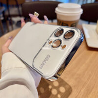 Deluxe Ốp Điện Thoại Mặt Kính Cường Lực Cho iphone 15 pro max 11 13 12 14 pro max