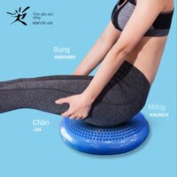 đệm bằng đệm massage yoga bóng cân bằng chống nổ dày đệm massage bơm hơi đĩa cân bằng mềm Tấm đệm