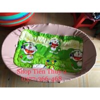 Đệm bọc nôi tre