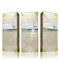 Đệm bông ép Everon vỏ gấm 3 mảnh