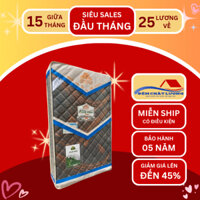 Đệm bông ép Kim Cương Aloe vera Fiber mix Foam 2 mảnh thoáng mát lưu thông không khí