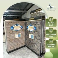 Đệm Bông Ép Kim Cương Trần Bông Kháng Khuẩn Vỏ Gấm Dày Gấp 2 Mảnh Cực Kỳ Êm Ái Dày Dặn