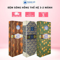 Đệm bông ép kim cương alina,bông xanh kháng khuẩn,chống đau lưng-cao 9cm