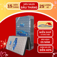 Đệm bông ép Kim Cương Platinium 2 mảnh áo đệm chần foam vài gấm kháng khuẩn bảo hành 5 năm